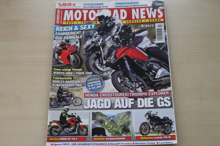 Deckblatt Motorrad News (04/2012)